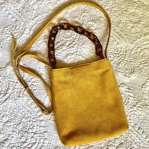 NWT Madewell Slim Brooklyn Crossbody Bag in Suede: Chain Handle Edition